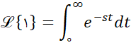 مثال اول در تعریف تبدیل لاپلاس در سایت ریاضیات ایران