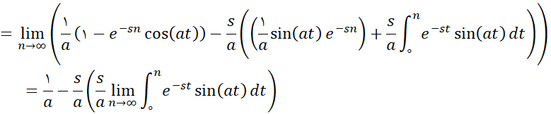 تصویر شماره سه حل مثال هفت در تعریف تبدیل لاپلاس در سایت ریاضیات ایران