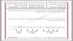 نمونه سوال ریاضی پایه هفتم فصل اول- فایل word  شماره ۱